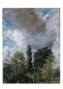 John Constable The Close, Salisbury oil